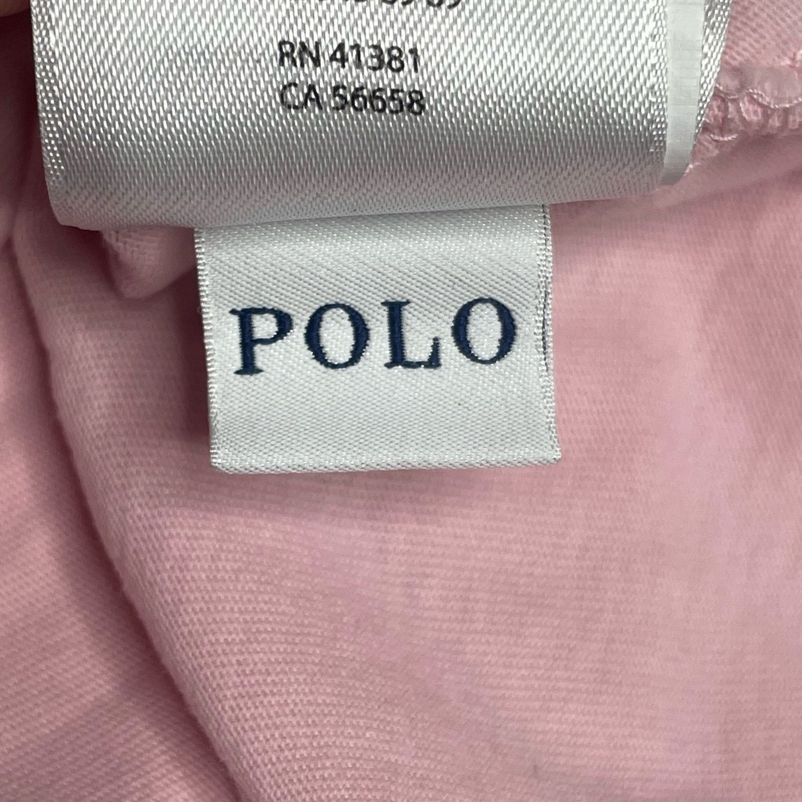 Polo Ralph Lauren Polo Ralph Lauren Pink Cotton Shirt Size US XL / EU 56 / 4 - 2 Thumbnail