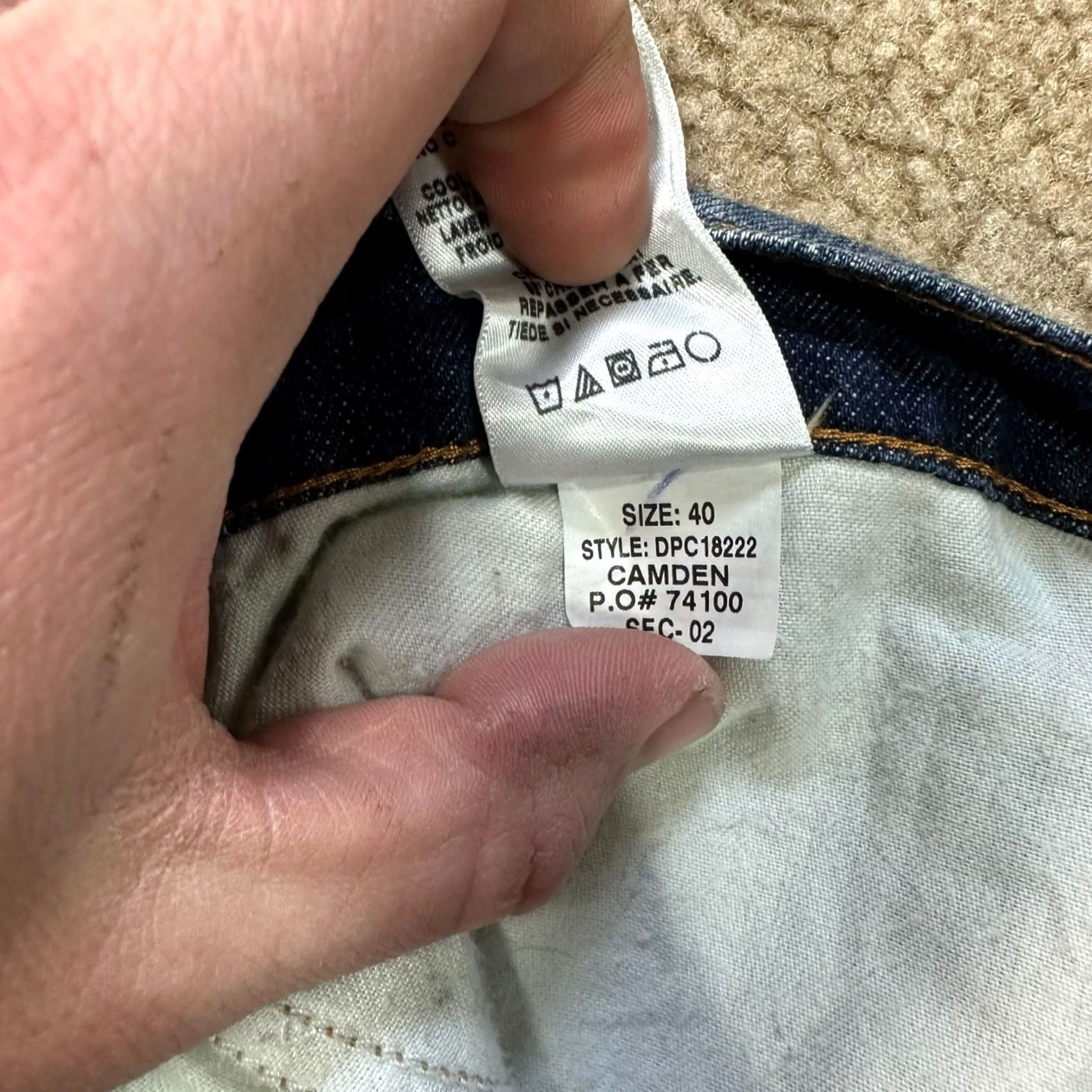 Vintage Joe's Jeans The Rebel Straight Leg Jeans Men 40x34 Blue Denim Jeans Regular Distressed 5-Pocket Denim Wash Dark Comfort Stretch N/A Size US 40 / EU 56 - 5 Thumbnail