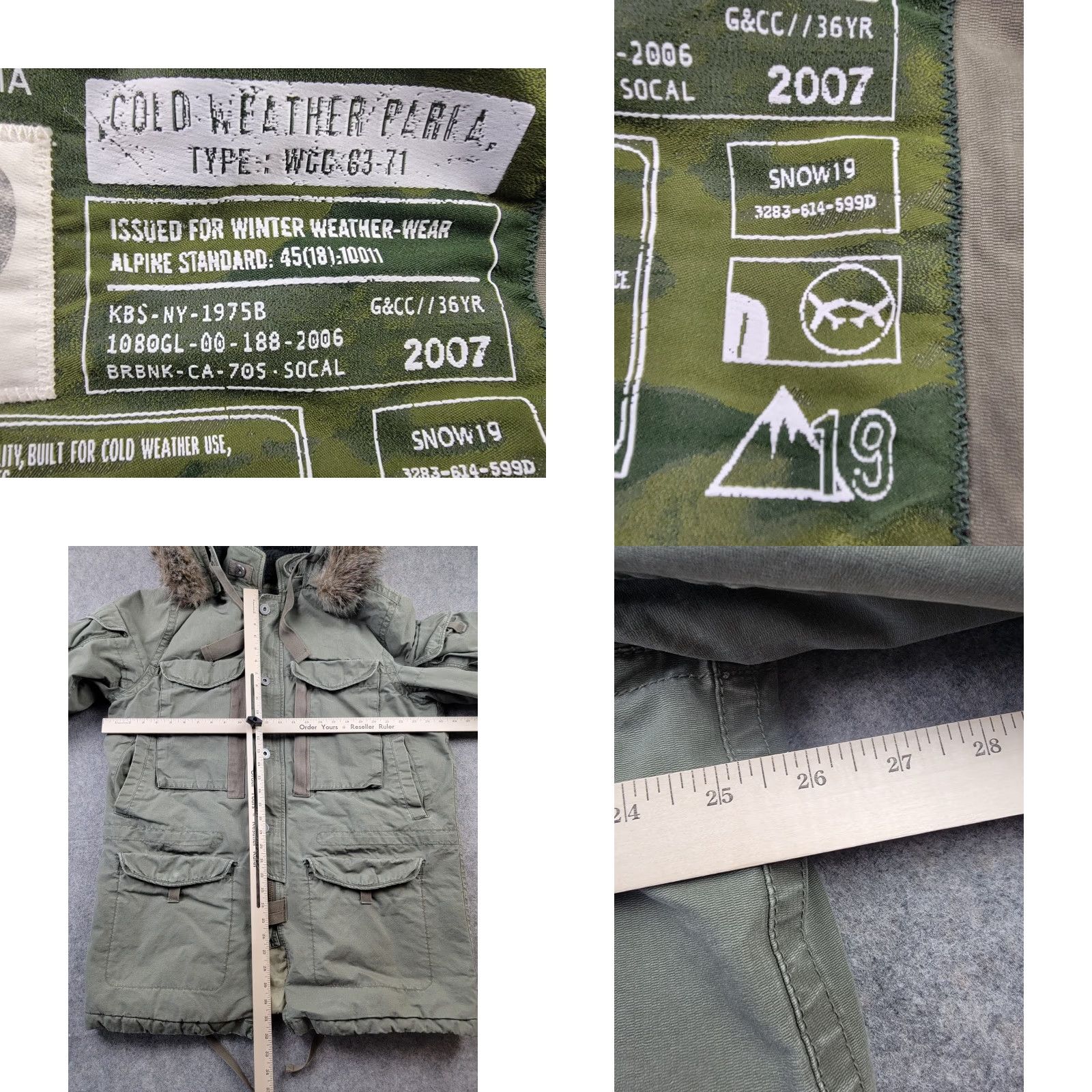 Gap VINTAGE Gap Coat Parka Mens Large Green Cold Weather Military Outdoor Vintage 2000's Size US L / EU 52-54 / 3 - 10 Thumbnail