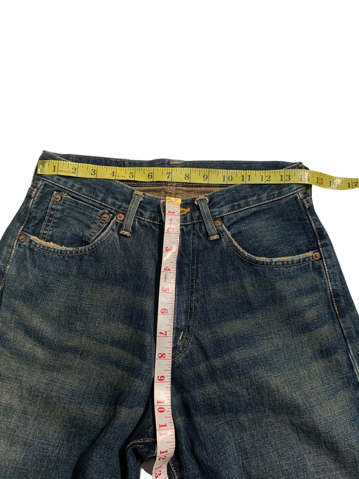 Kapital VINTAGE EDWIN 505X SELVEDGE RUSTY JAPANESE DENIM Size US 28 / EU 44 - 22 Thumbnail