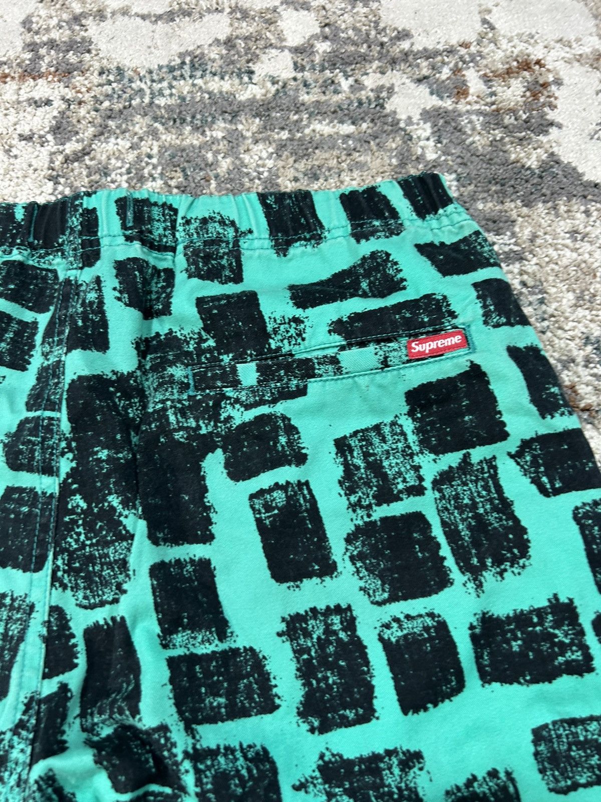Supreme Supreme SS12 Block Shorts Teal Size US 32 / EU 48 - 5 Thumbnail