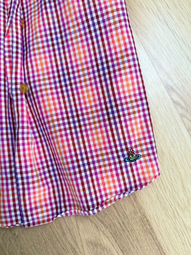 Vivienne Westwood Vivienne Westwood Size1 Pink and purple floral collar check Size S / US 4 / IT 40 - 8 Thumbnail