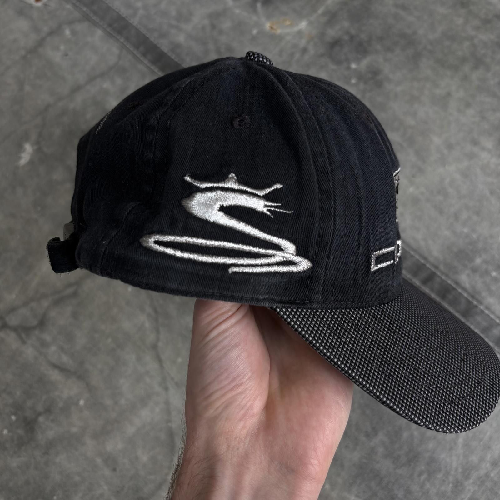 Cobra Vintage 90s Cobra Golf Embroidered Black Adjustable Hat Size ONE SIZE - 2 Thumbnail