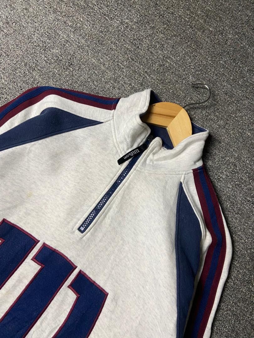 Wilson Vintage Wilson Quarter Zip Fleece Pullover Jacket (173) Size US S / EU 44-46 / 1 - 9 Thumbnail