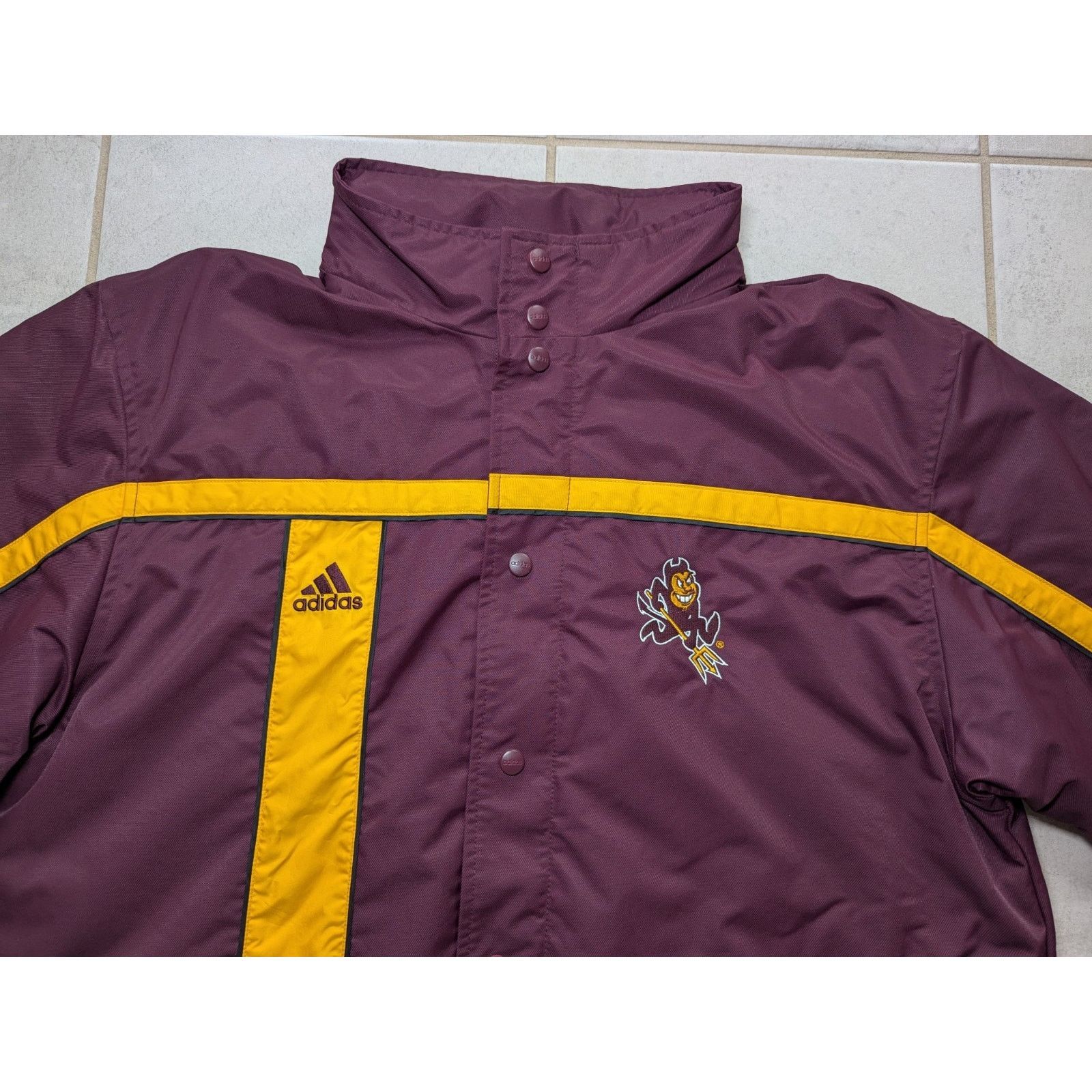 Adidas Adidas Men's Large Arizona State Sun Devils Sideline Jacket Size US L / EU 52-54 / 3 - 6 Thumbnail