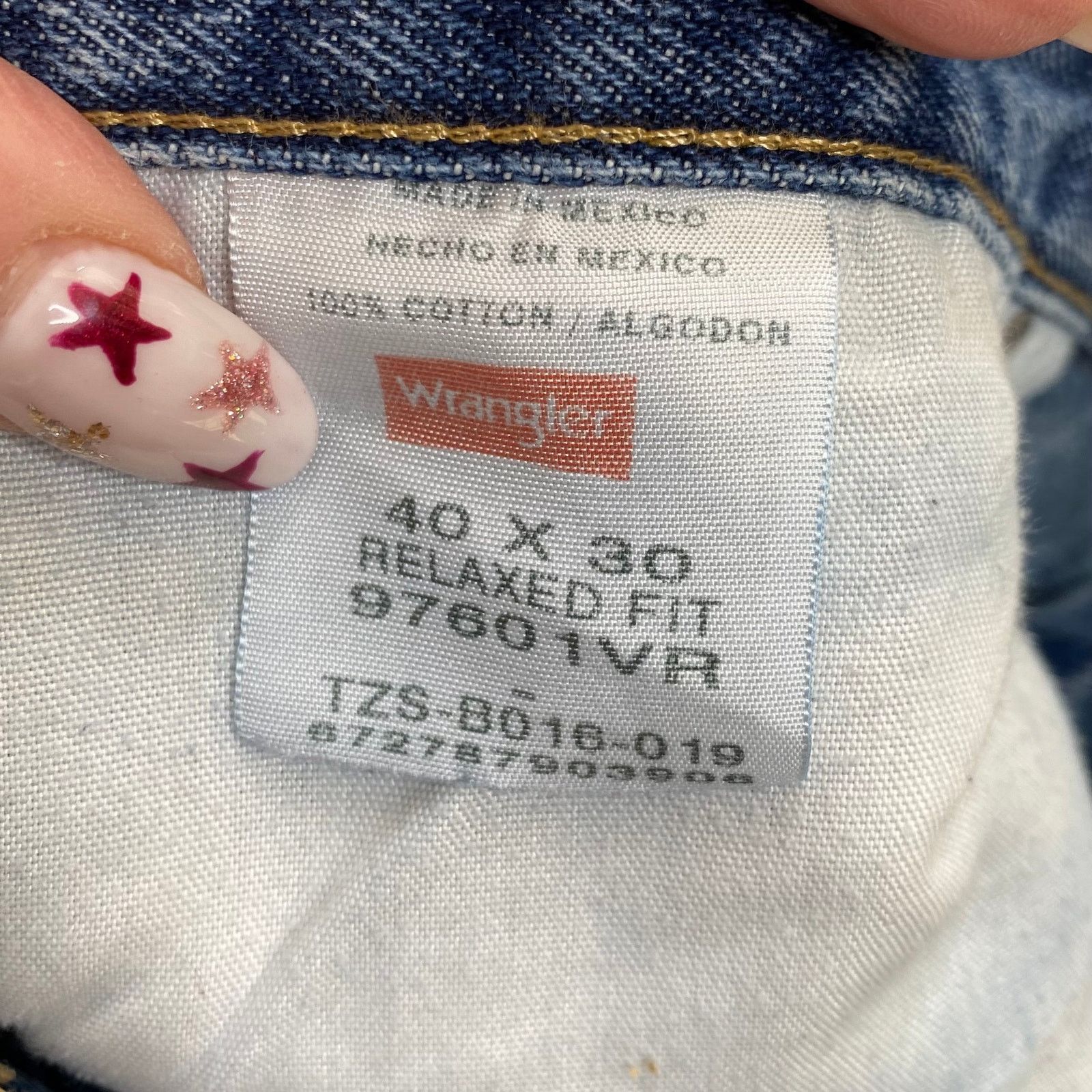 Wrangler Men's Wrangler Relaxed Fit Jeans 40 x 30 Size US 40 / EU 56 - 7 Thumbnail