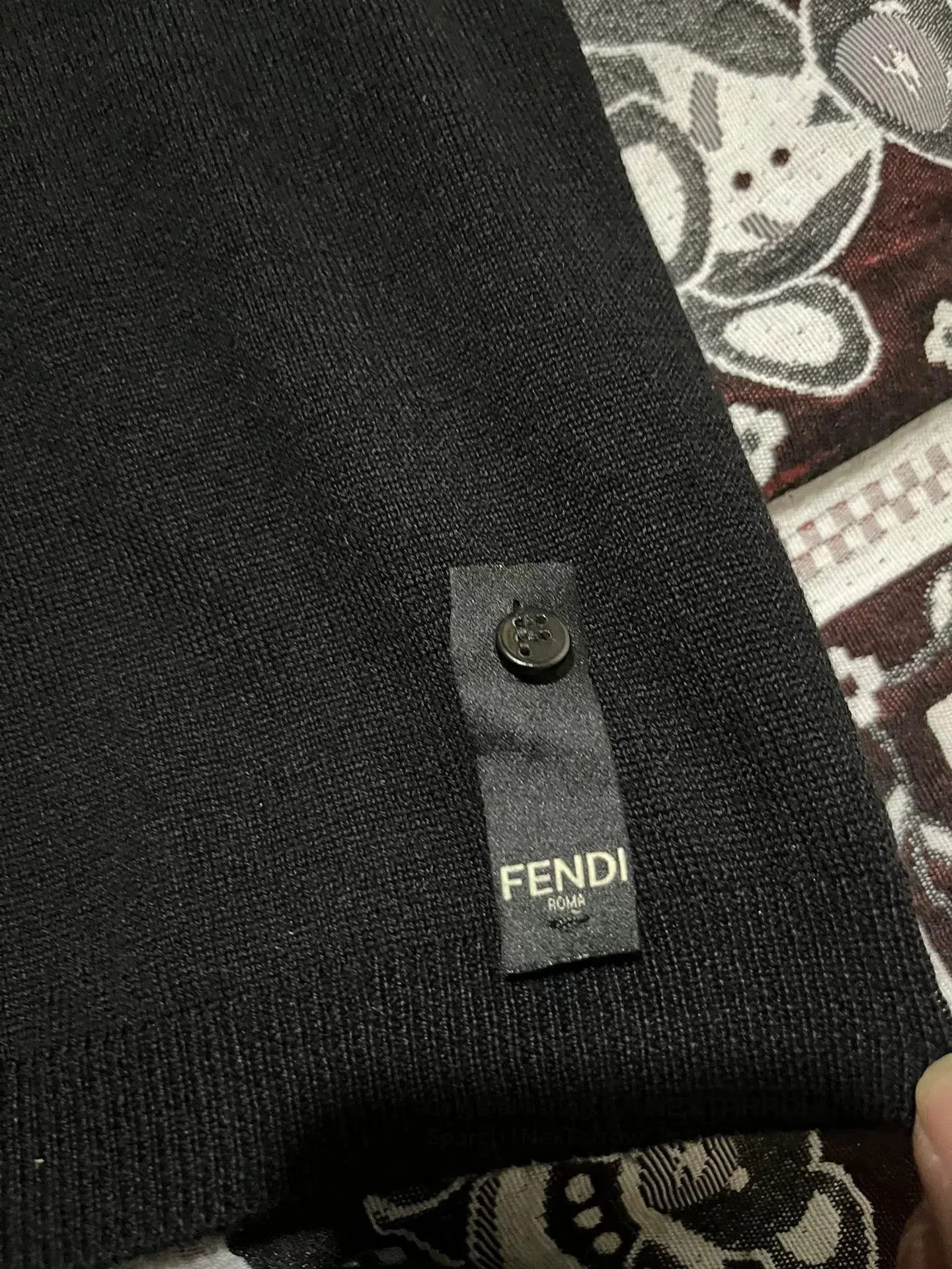Fendi Fendi New Monster Black Wool Sweater. Size US S / EU 44-46 / 1 - 2 Thumbnail