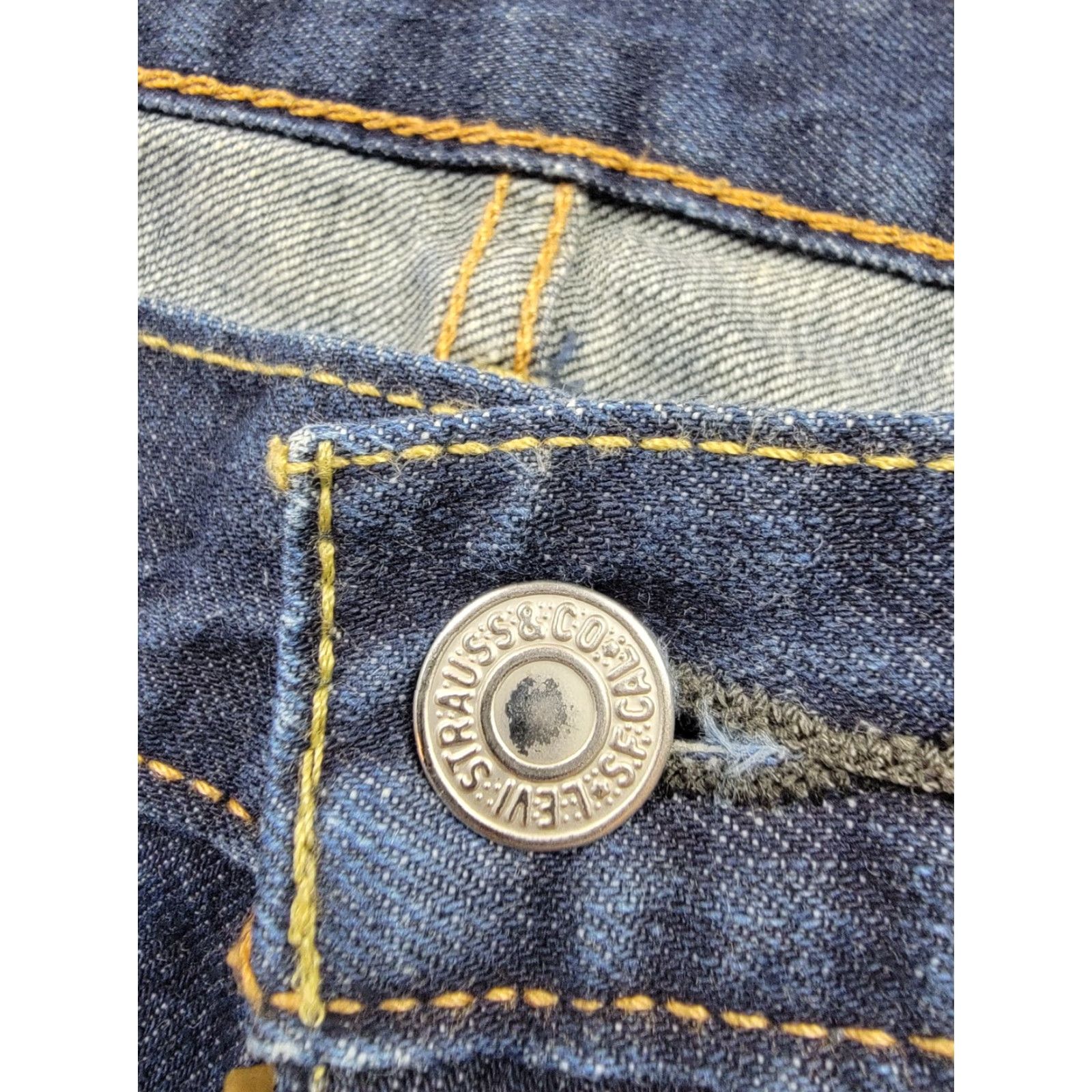 Levi's Levi's 527 Jeans Mens 36x34 Denim Dark Wash Slim Bootcut Pocket Pockets Jeans Fit Slim US Flag Theme Mens Size US 36 / EU 52 - 5 Thumbnail