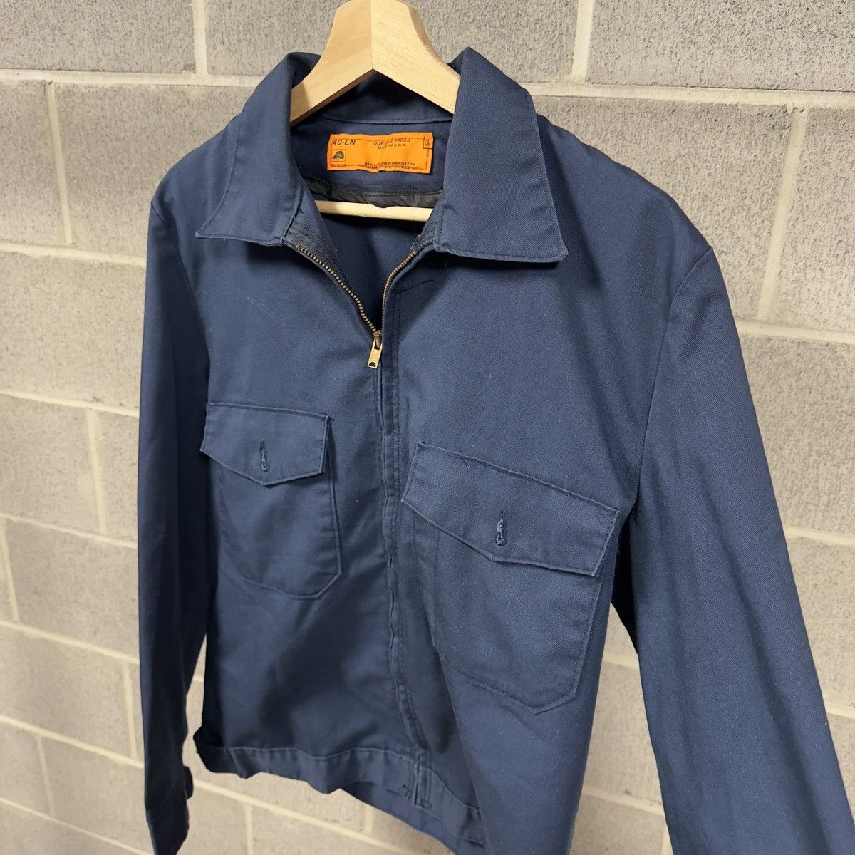 Vintage Vintage 90s Made in USA Work Jacket ERD Grunge Chrome Size US L / EU 52-54 / 3 - 4 Thumbnail