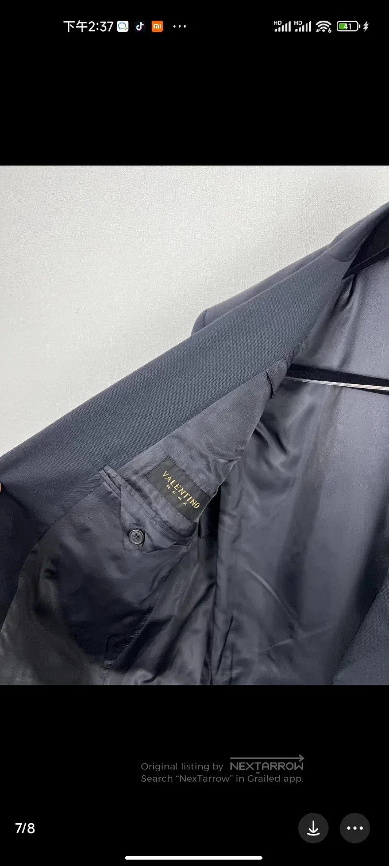 Valentino Valentino Men's casual wool suit set Size 50R - 7 Thumbnail