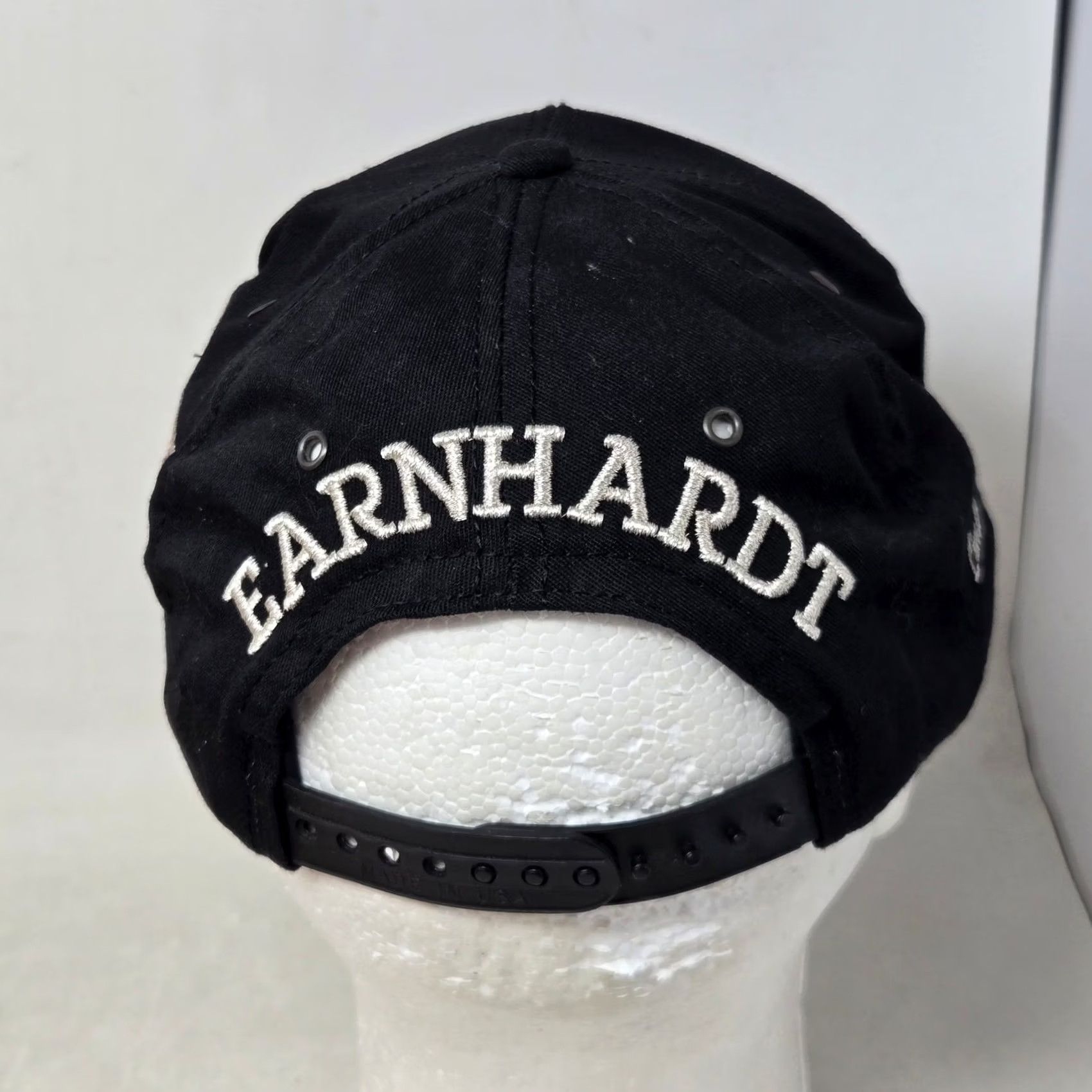 Vintage VINTAGE Dale Earnhardt 90s Winston Cup Champion Black SnapBack Hat USA Made Men One Size Hats Size ONE SIZE - 4 Thumbnail