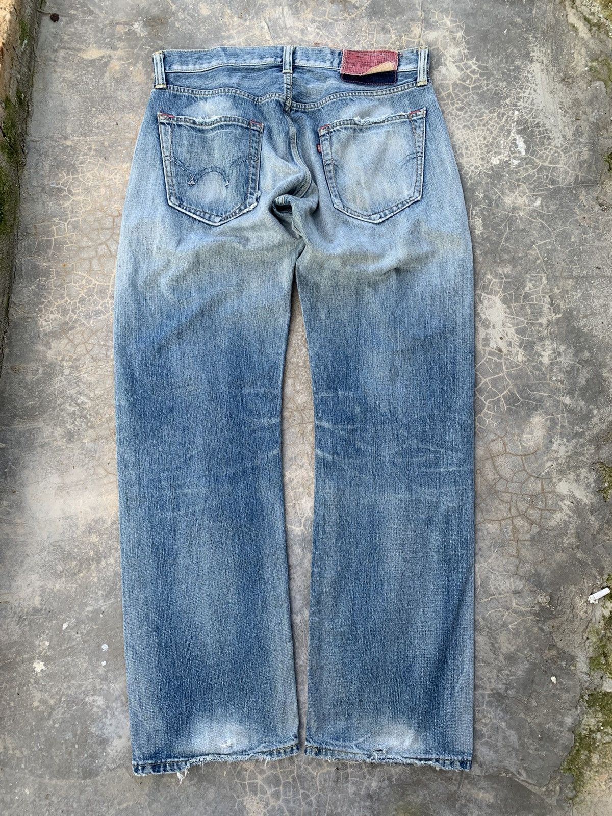 Edwin vintage edwin 504 blue jeans faded japan Size US 33 - 8 Thumbnail