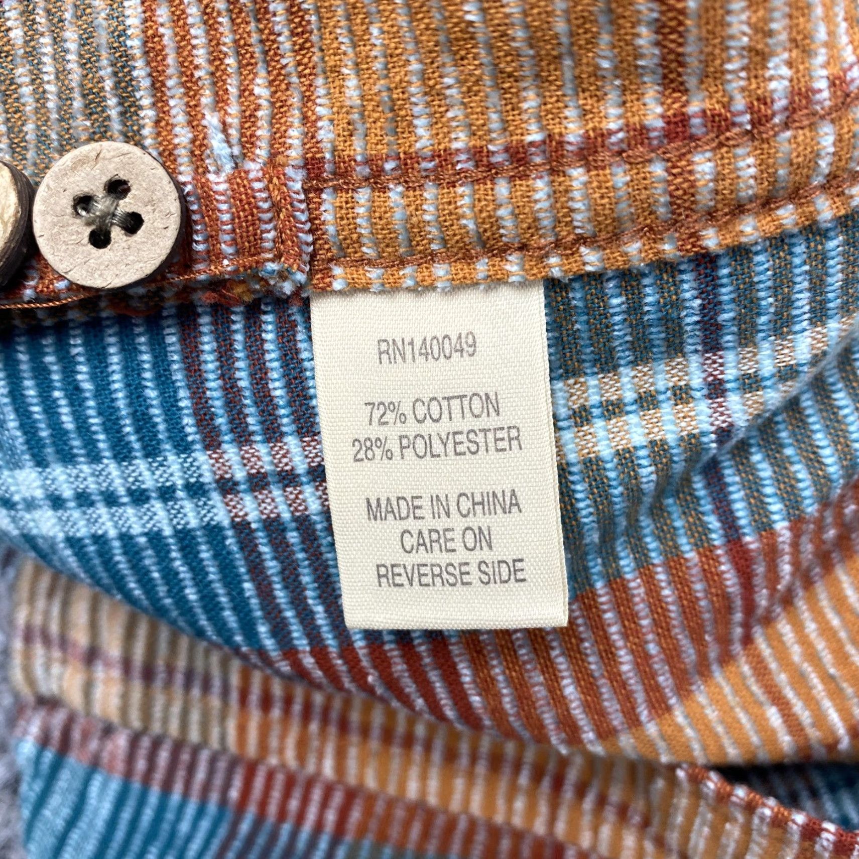 The Territory Ahead Territory Ahead Shirt Mens Large Multicolor Plaid Button-Down Long Sleeve Casual Size US L / EU 52-54 / 3 - 5 Thumbnail
