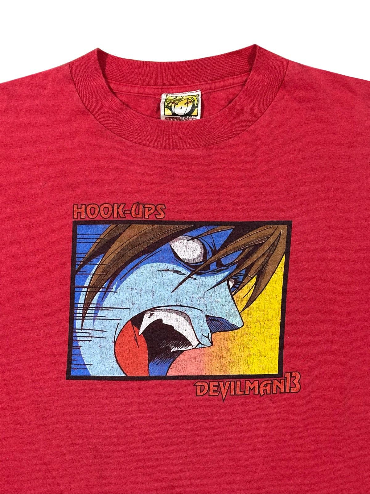 Hook-Ups Vintage 90s Hook Ups Devil Man 13 Birdhouse T Shirt Size US XL / EU 56 / 4 - 1 Preview