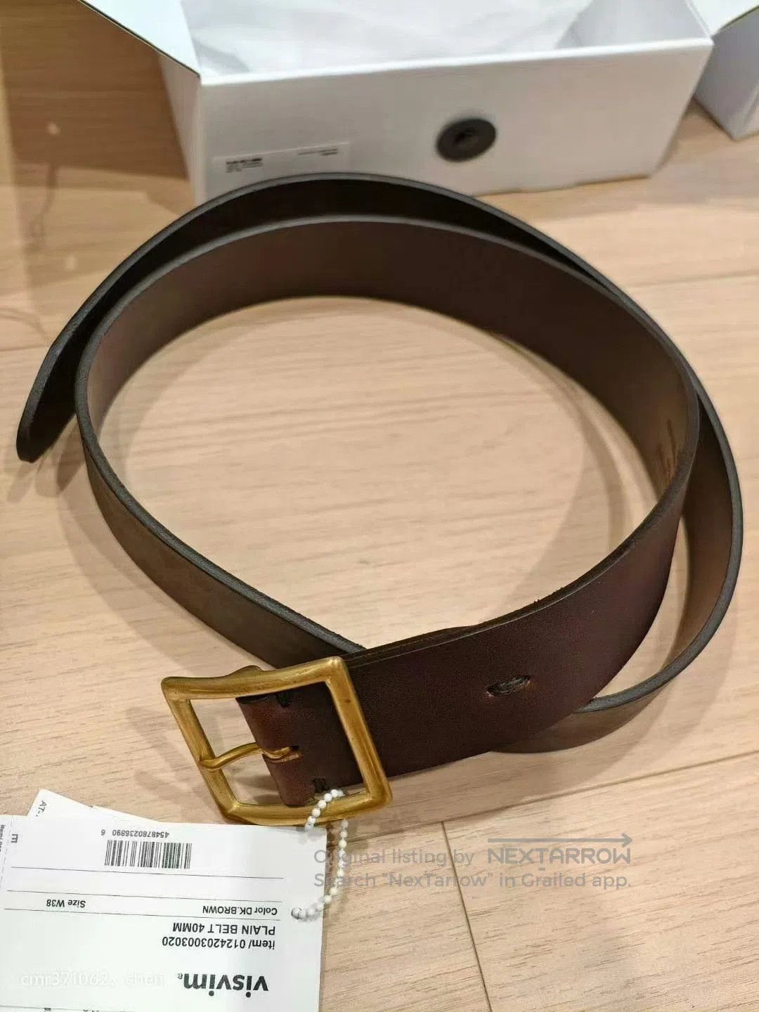 Visvim VISVIM 24AW PLAIN BELT 40MM. Size ONE SIZE - 1 Thumbnail