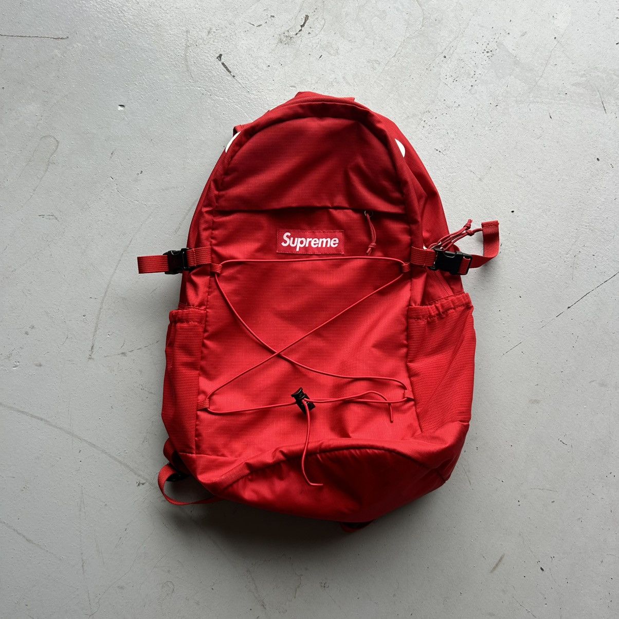 Streetwear × Supreme SUPREME 210 DENIER CORDURA BOX LOGO SS16 RED 