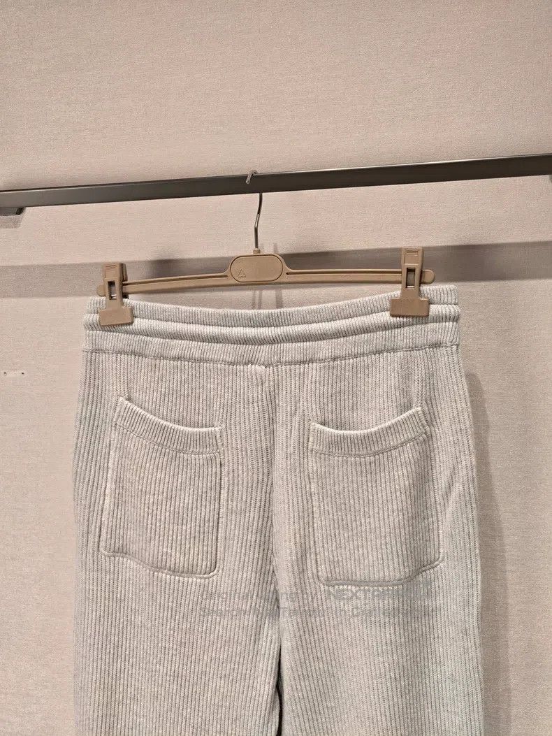Brunello Cucinelli Brunello Cucinelli size L Cashmere knitted jogging pants Size US 31 - 7 Thumbnail