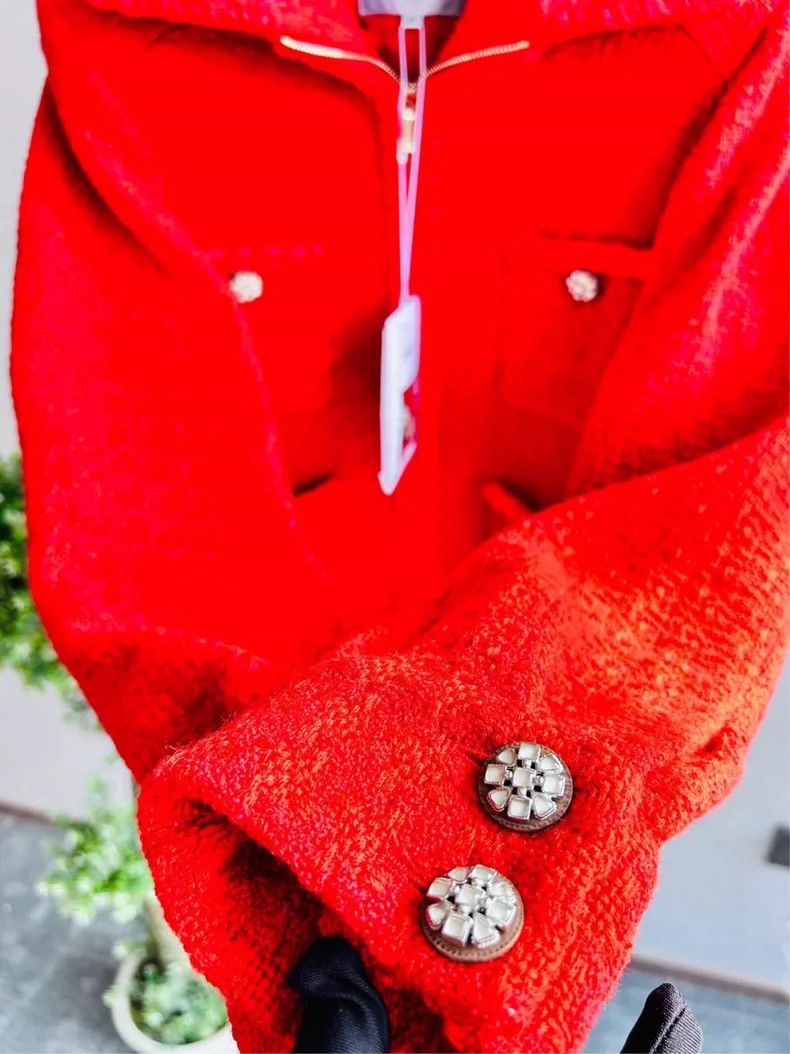 Chanel Chanel 19K snow series CHANEL orange tweed glazed buckle f Size XS / US 0-2 / IT 36-38 - 2 Thumbnail