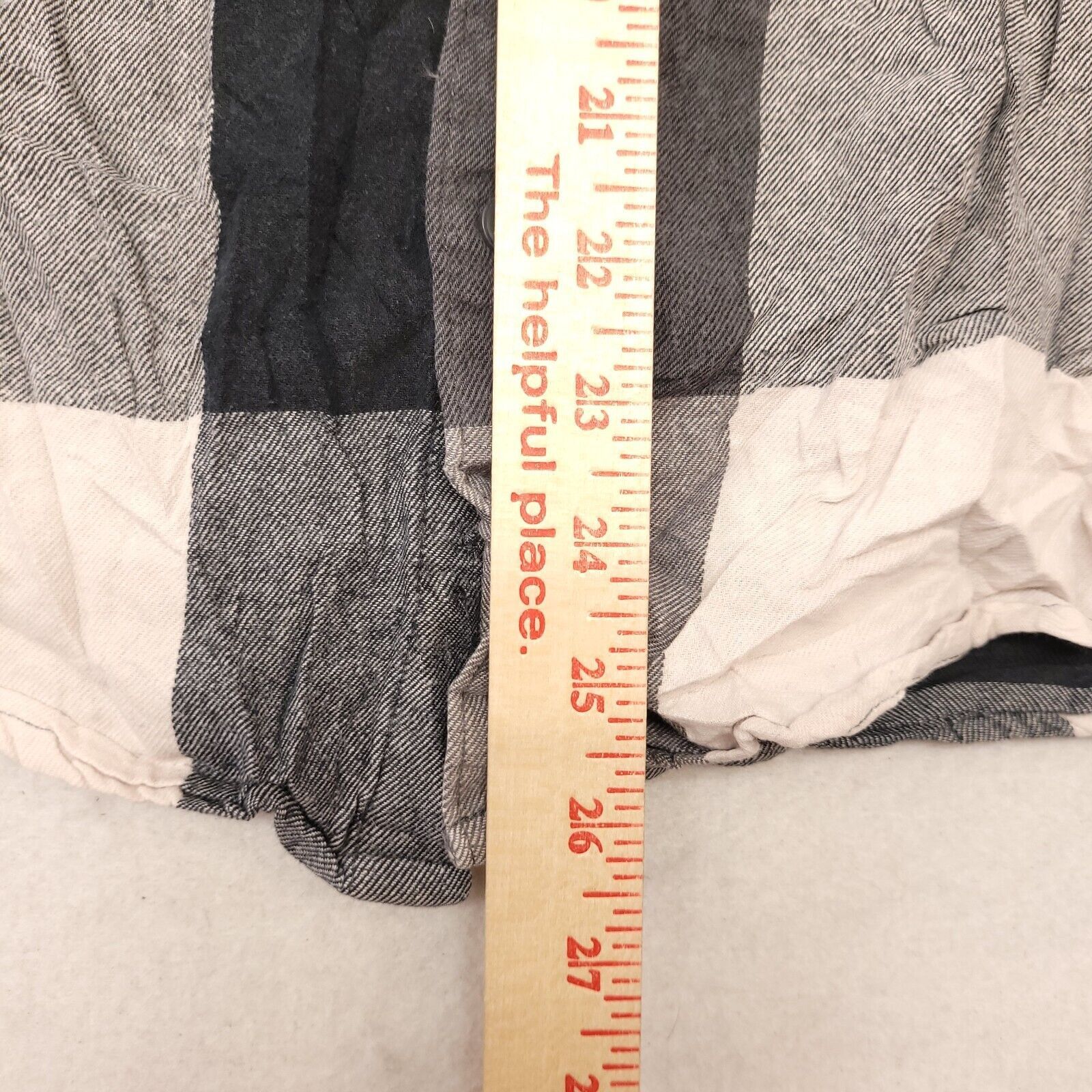 Urban Pipeline Urban Pipeline Gingham Flannel Shirt Mens Size Medium M Gray Size US M / EU 48-50 / 2 - 8 Thumbnail