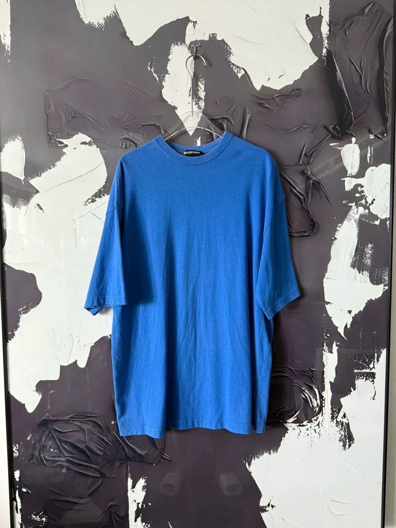 Balenciaga Balenciaga Logo Printed Crew Neck Short Sleeve T-Shirt Reg Size US S / EU 44-46 / 1 - 1 Thumbnail