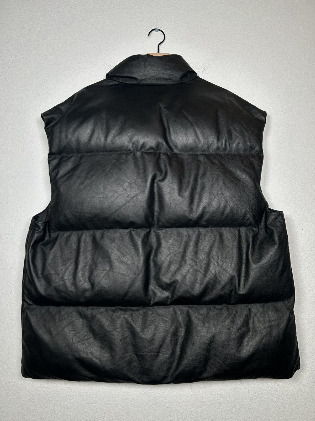 Balenciaga FW22 Oversized Padded Leather Vest Size US XL / EU 56 / 4 - 4 Thumbnail