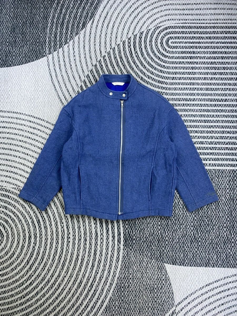 Japanese Brand Vintage Azul Encanto Wool Double Pocket Zipper Jacket Size US M / EU 48-50 / 2 - 1 Thumbnail