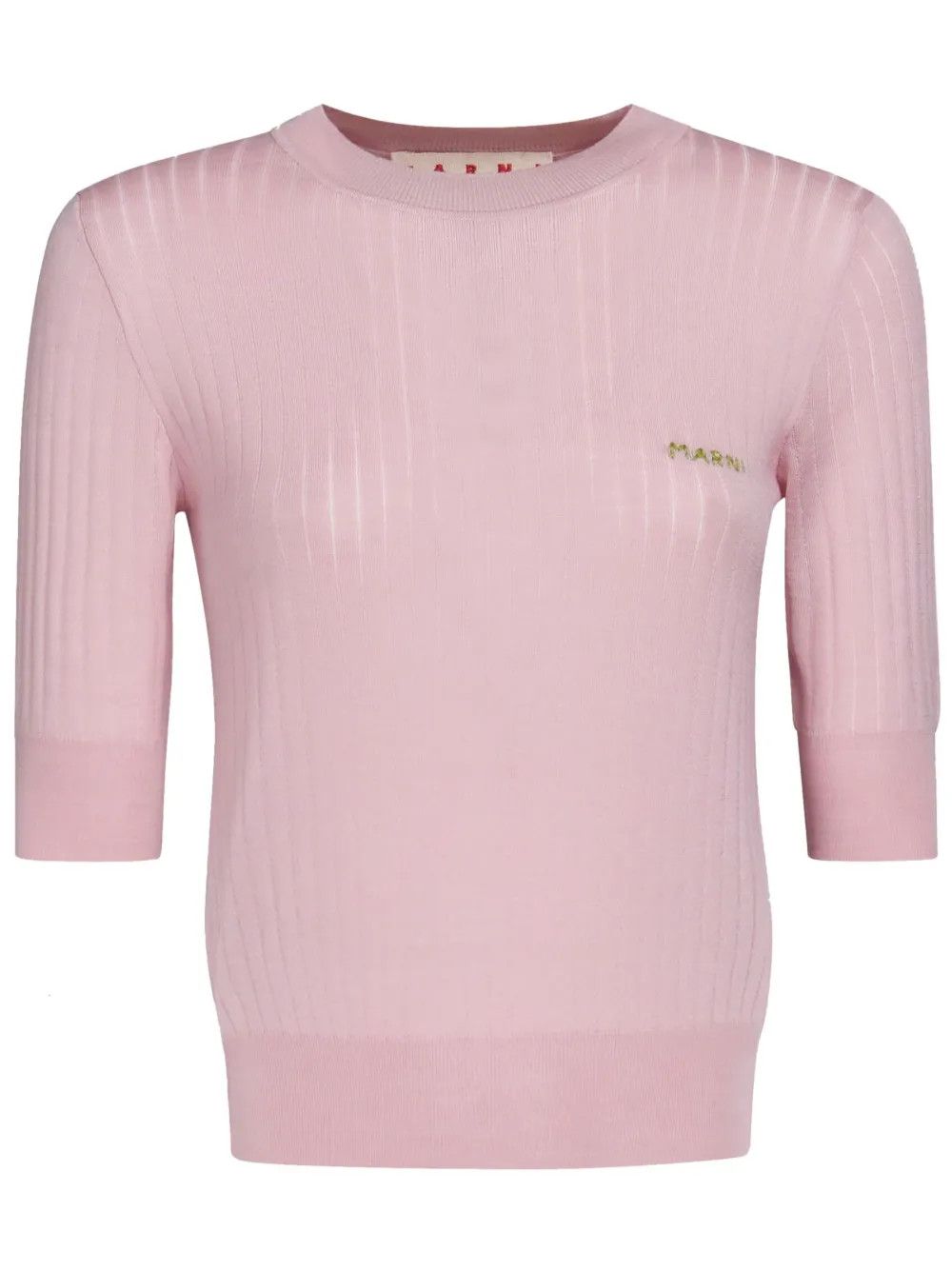 Marni o1y1125 Crewneck Sweater in Light Pink Size XS / US 0-2 / IT 36-38 - 1 Thumbnail