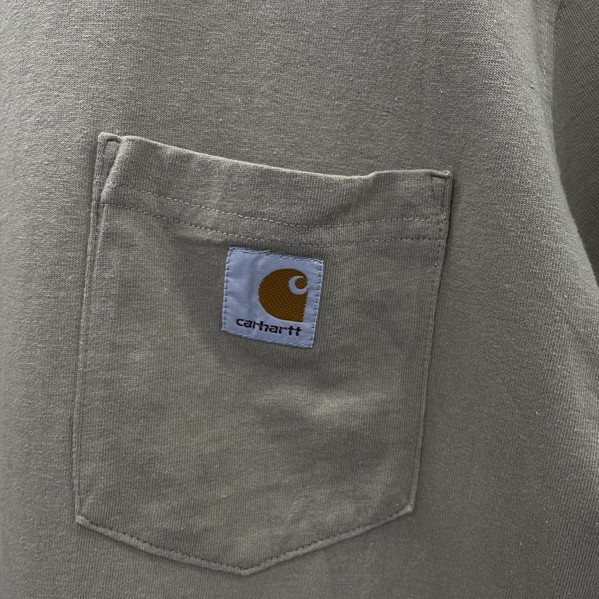Carhartt Carhartt Single Pocket Beige Blank T Shirt Size US L / EU 52-54 / 3 - 2 Thumbnail
