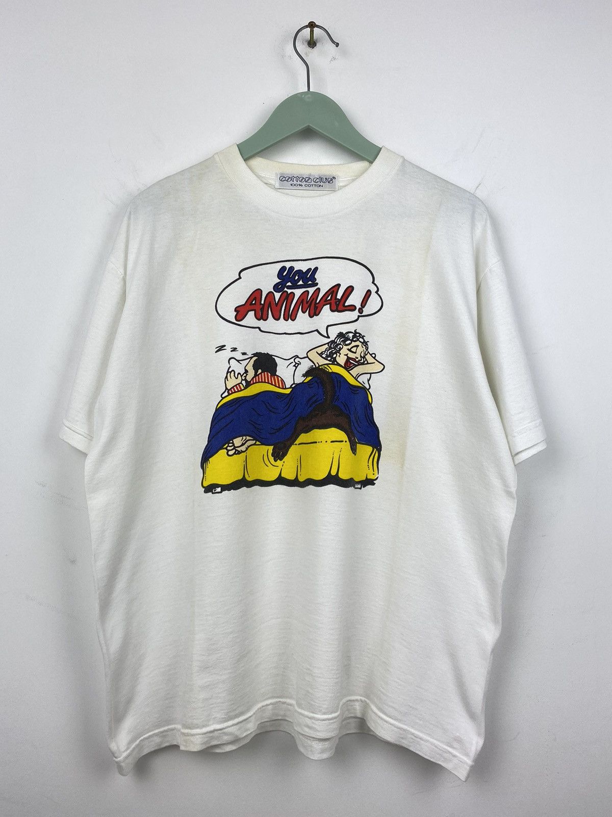 Vintage Vintage Y2K You Animal! Humor Parody T Shirt Tee Porn Star Size US M / EU 48-50 / 2 - 1 Thumbnail