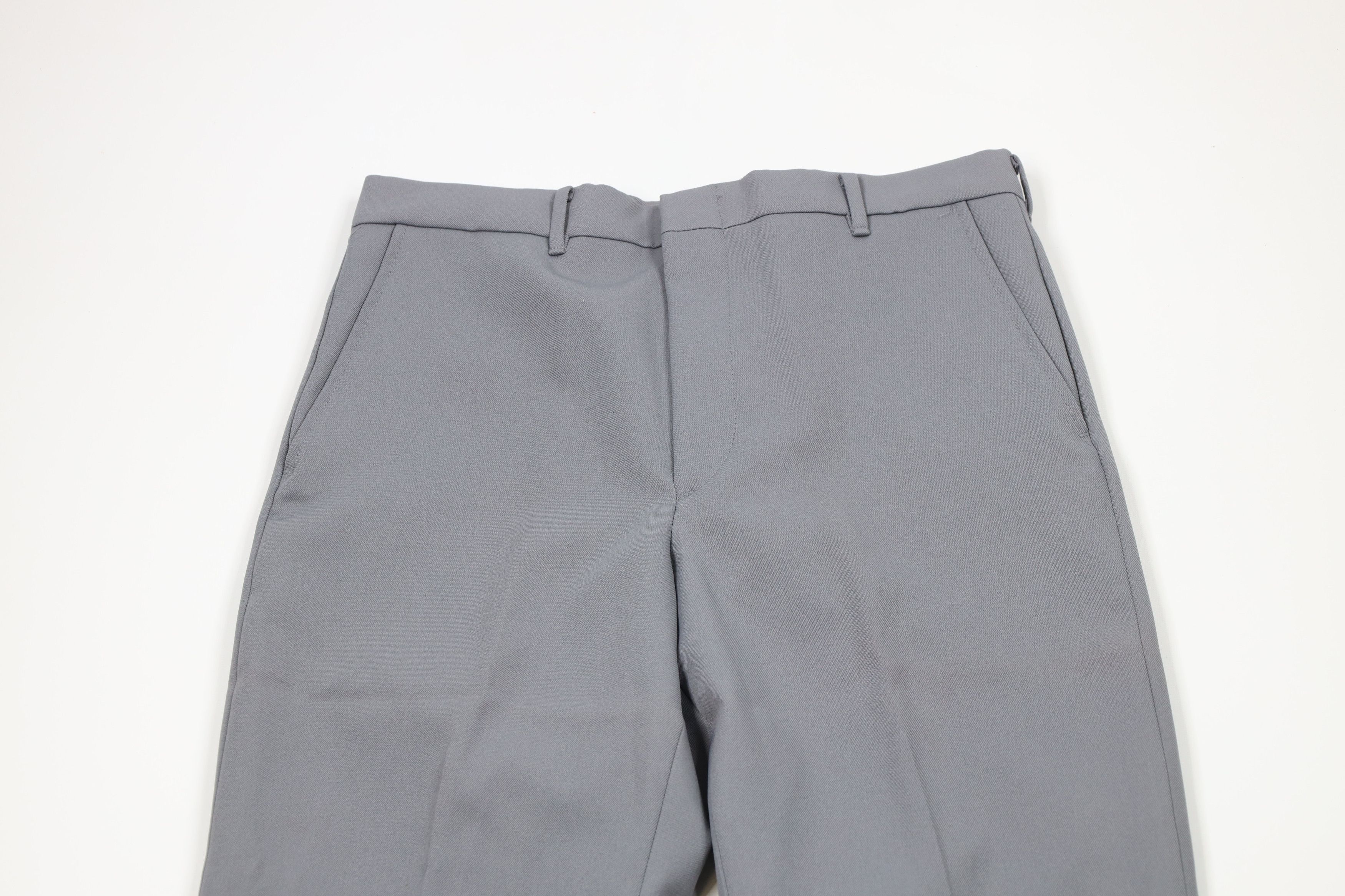 Vintage Vintage 70s Streetwear Flared Wide Leg Chino Pants Gray USA Size US 32 / EU 48 - 2 Thumbnail