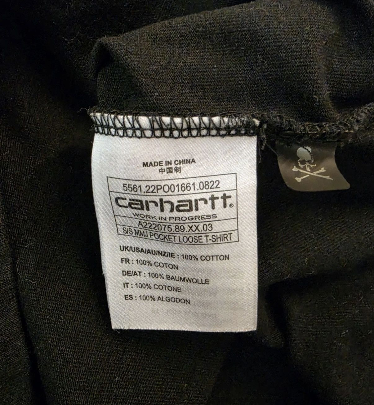 Carhartt Wip × Mastermind Japan Mastermind Carhartt Rare T-Shirt Size US XL / EU 56 / 4 - 12 Thumbnail