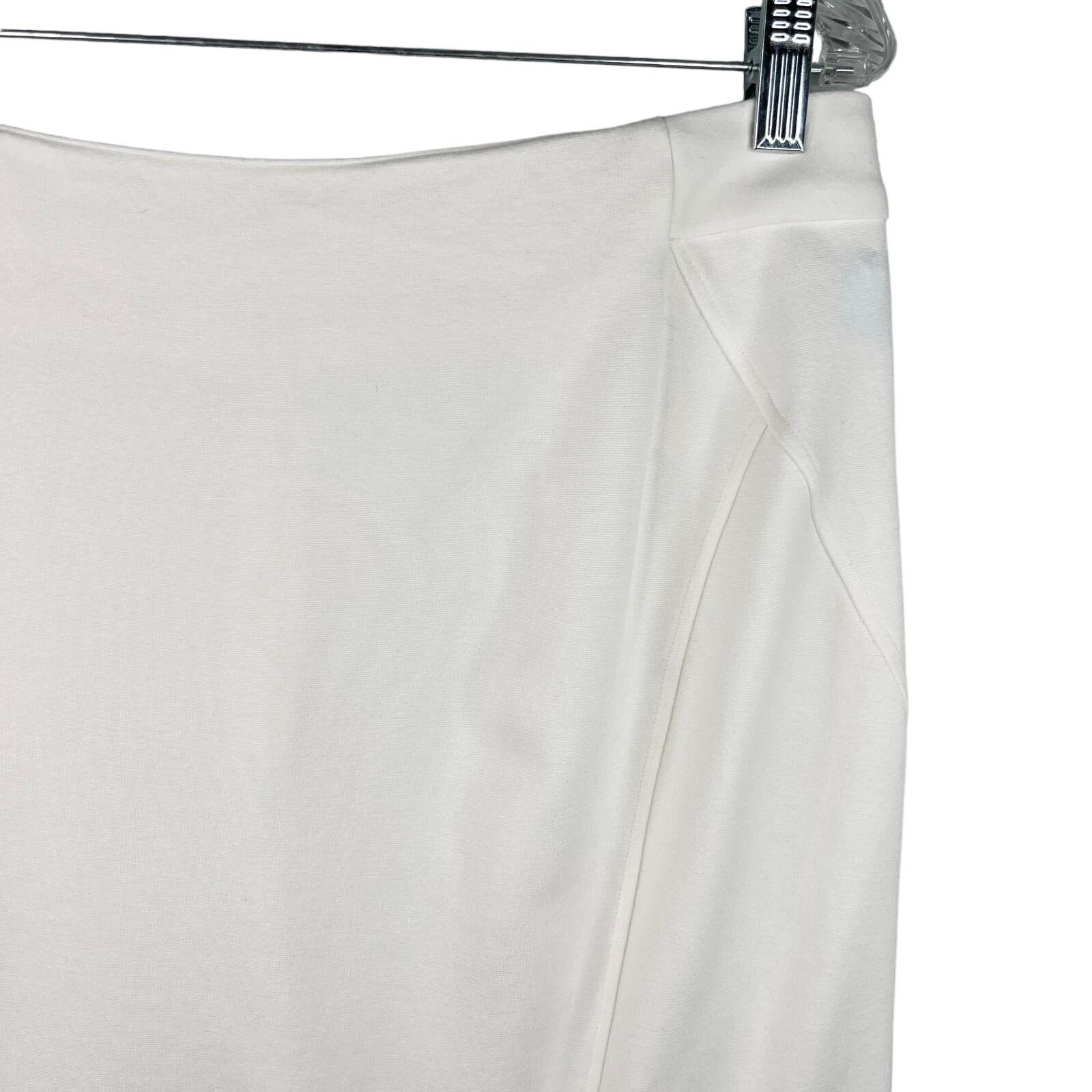 J.McLaughlin J McLaughlin Leslie Pencil Skirt 8 Off White Stretch New Size 30" / US 8 / IT 44 - 9 Thumbnail