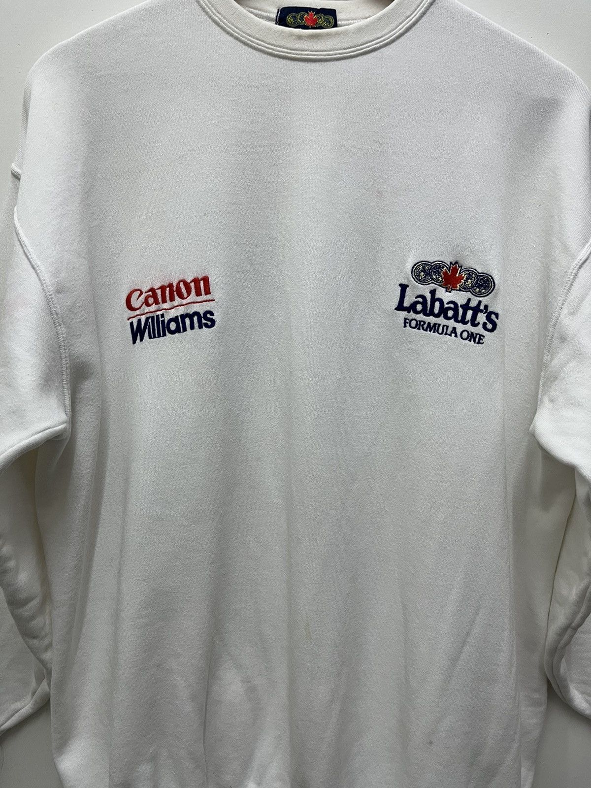 Gear for Sports Vintage Canon Williams Teams Labatts Formula One Sweatshirt Size US M / EU 48-50 / 2 - 4 Thumbnail