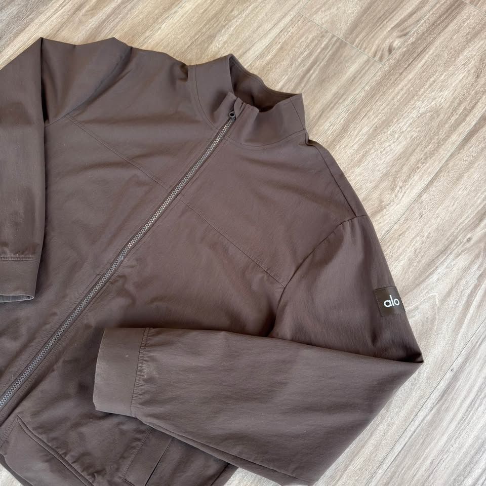Alo ALO Co-Op Bomber Jacket Espresso Brown Size US L / EU 52-54 / 3 - 3 Thumbnail