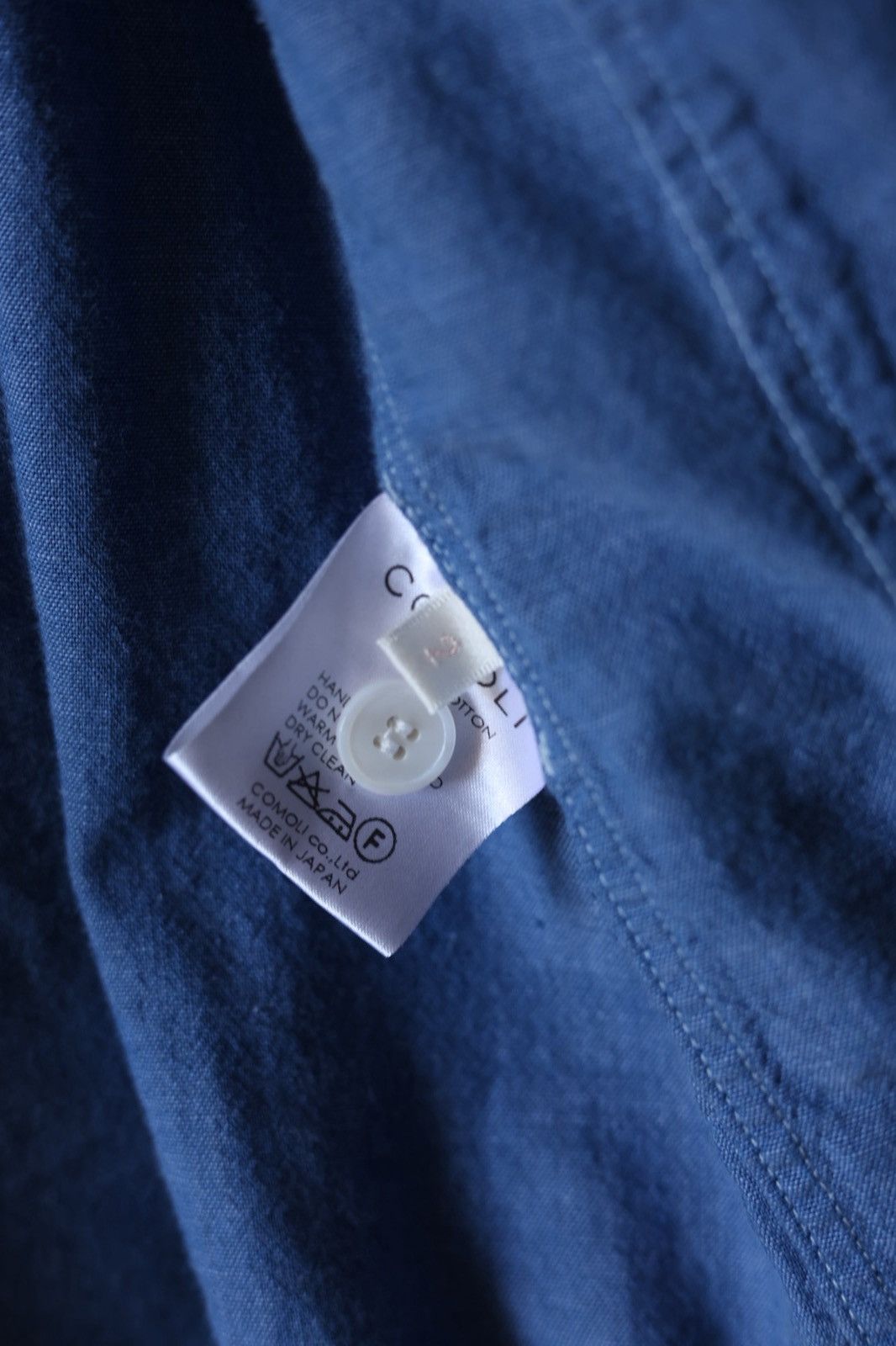 Comoli COMOLI Betachan Chambray Shirt Jacket 2 Size US M / EU 48-50 / 2 - 7 Thumbnail