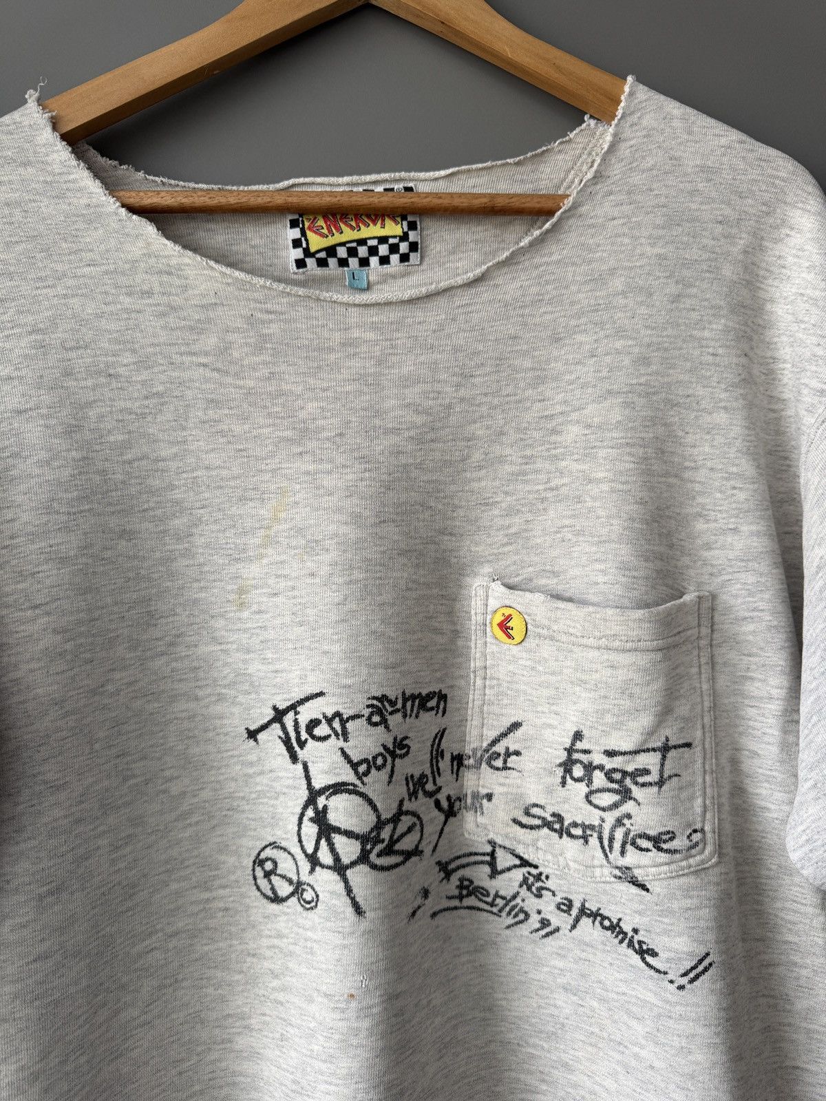 Energie × Vintage Vintage Energie y2k Boxy Logo Printed Oversized Tee Size US L / EU 52-54 / 3 - 4 Thumbnail
