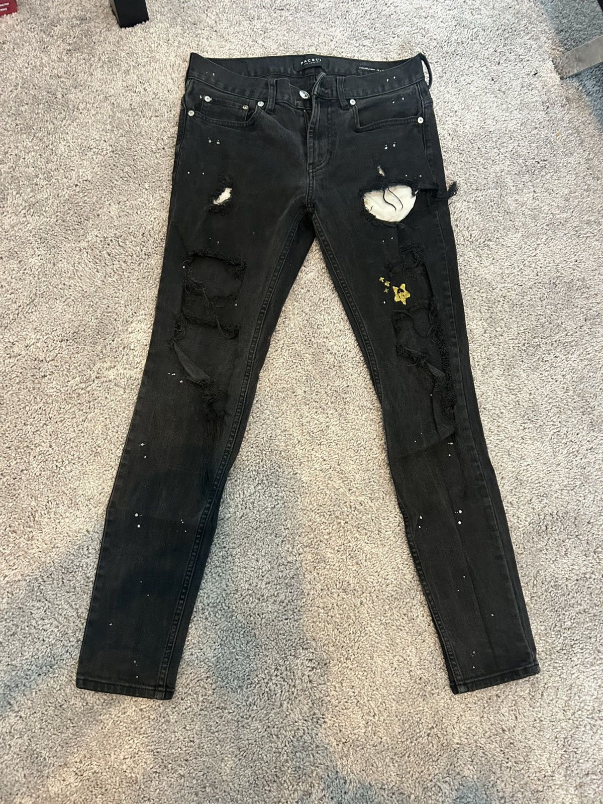 Pacsun Stacked Skinny Jeans Size US 30 / EU 46 - 1 Thumbnail