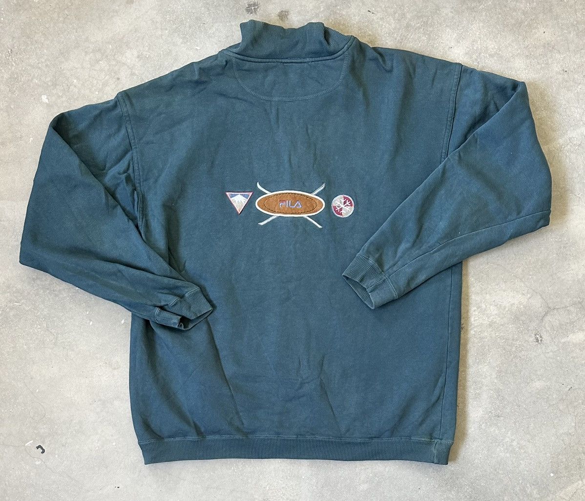 Fila VINTAGE FILA MIDZIPPER SWEATER Size US XL / EU 56 / 4 - 7 Thumbnail