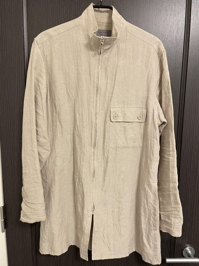 Yohji Yamamoto POUR HOMME 22ss Linen zipper blouse HG-B28-301 Size US M / EU 48-50 / 2 - 1 Thumbnail