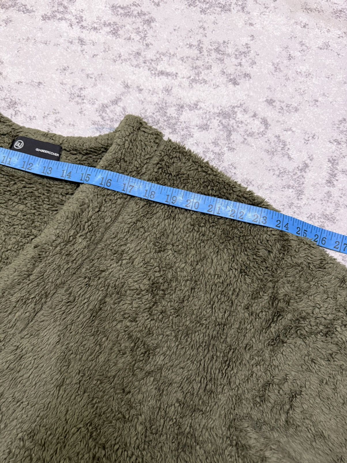 GU × Undercover Gu x Undercover Sherpa Fleece Cardigan Sweater Size US XL / EU 56 / 4 - 18 Thumbnail