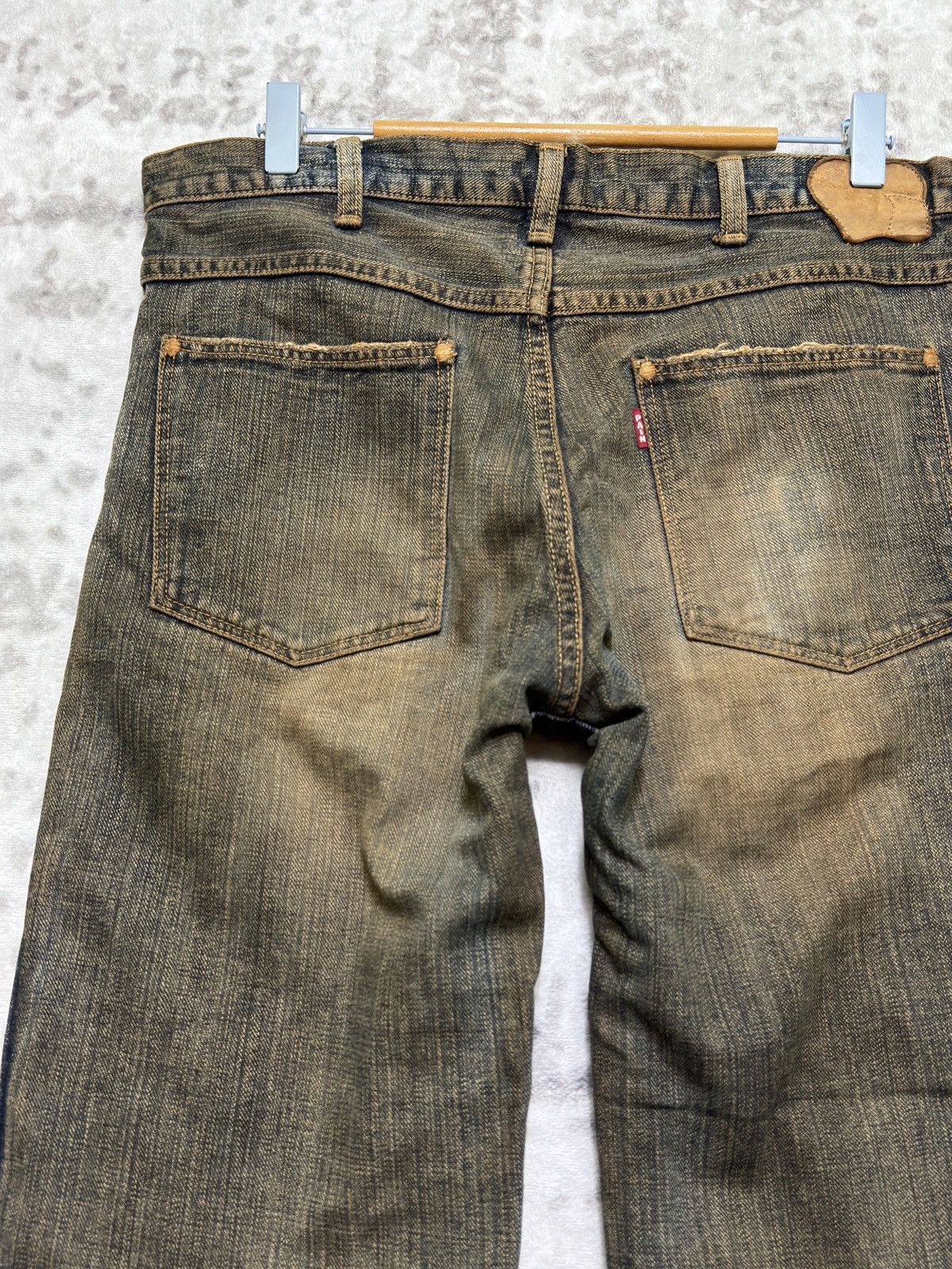 Number (N)ine Number Nine AW03 "Touch Me I'm Sick" Runway Rusty Wash Denim Size US 32 / EU 48 - 10 Thumbnail
