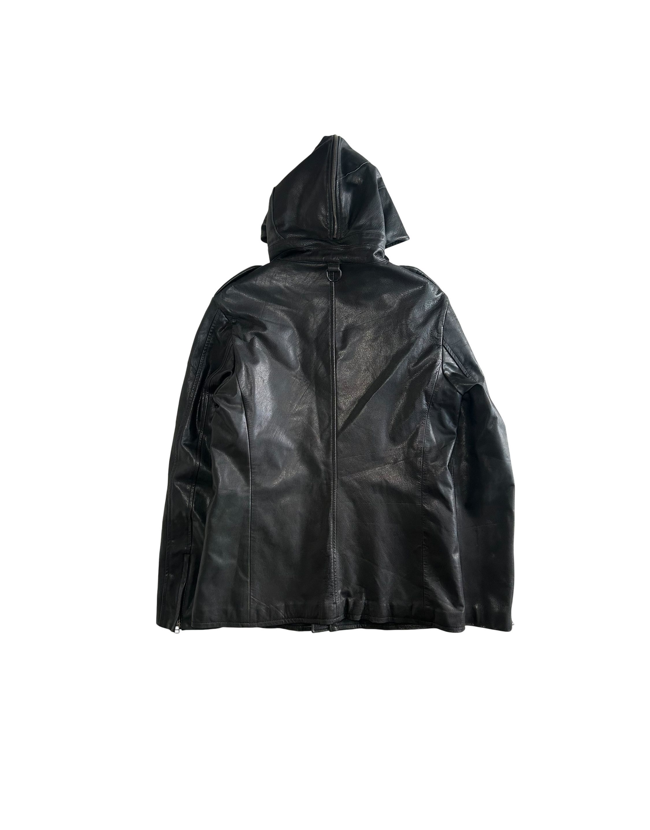 Yasuyuki Ishii Yasuyuki Ishii AW07 Gasmask Cargo Goat Leather Jacket Size US M / EU 48-50 / 2 - 2 Thumbnail