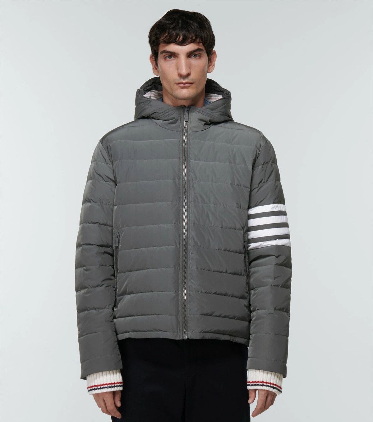 Thom Browne o1h1sh10525 Downfilled Ski Jacket in Medium Grey Size US XL / EU 56 / 4 - 3 Thumbnail