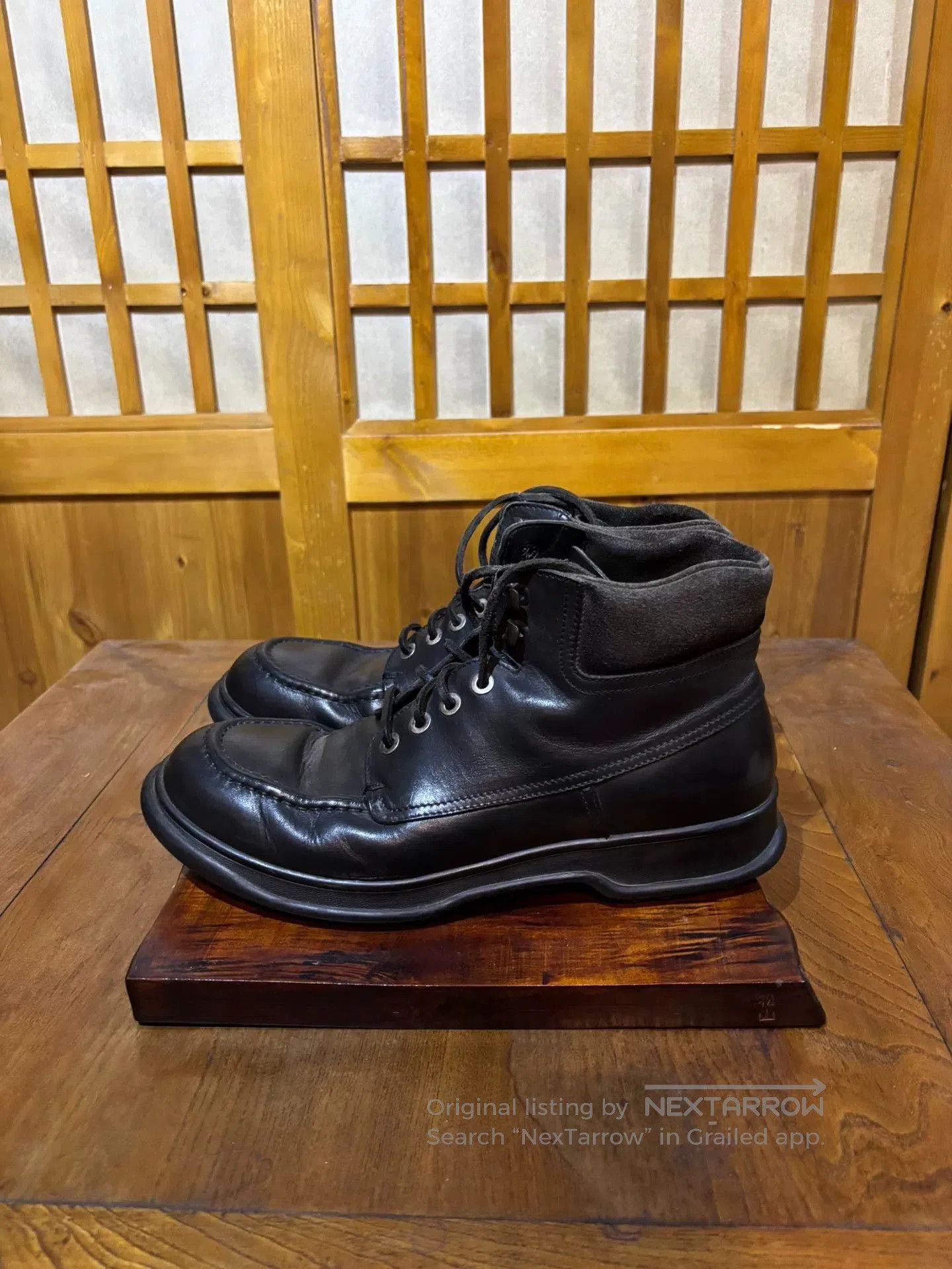 Prada Prada Archive Red Line Leather Boots. Size US 9 / EU 42 - 2 Thumbnail