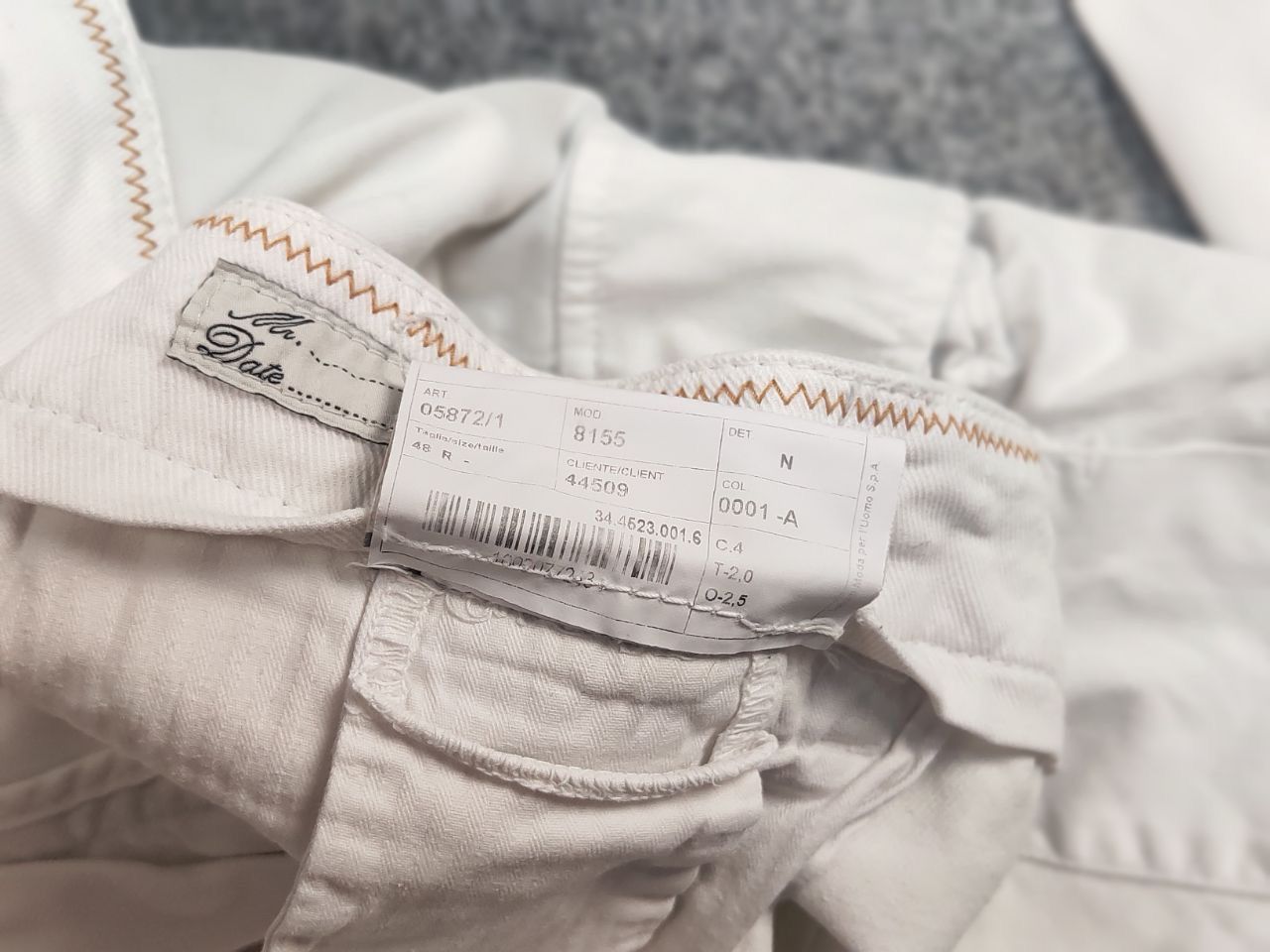 Designer × L.B.M. 1911 L.B.M.1911 Italy Design White Cotton Cargo Trouser Pants Size US 32 / EU 48 - 17 Thumbnail