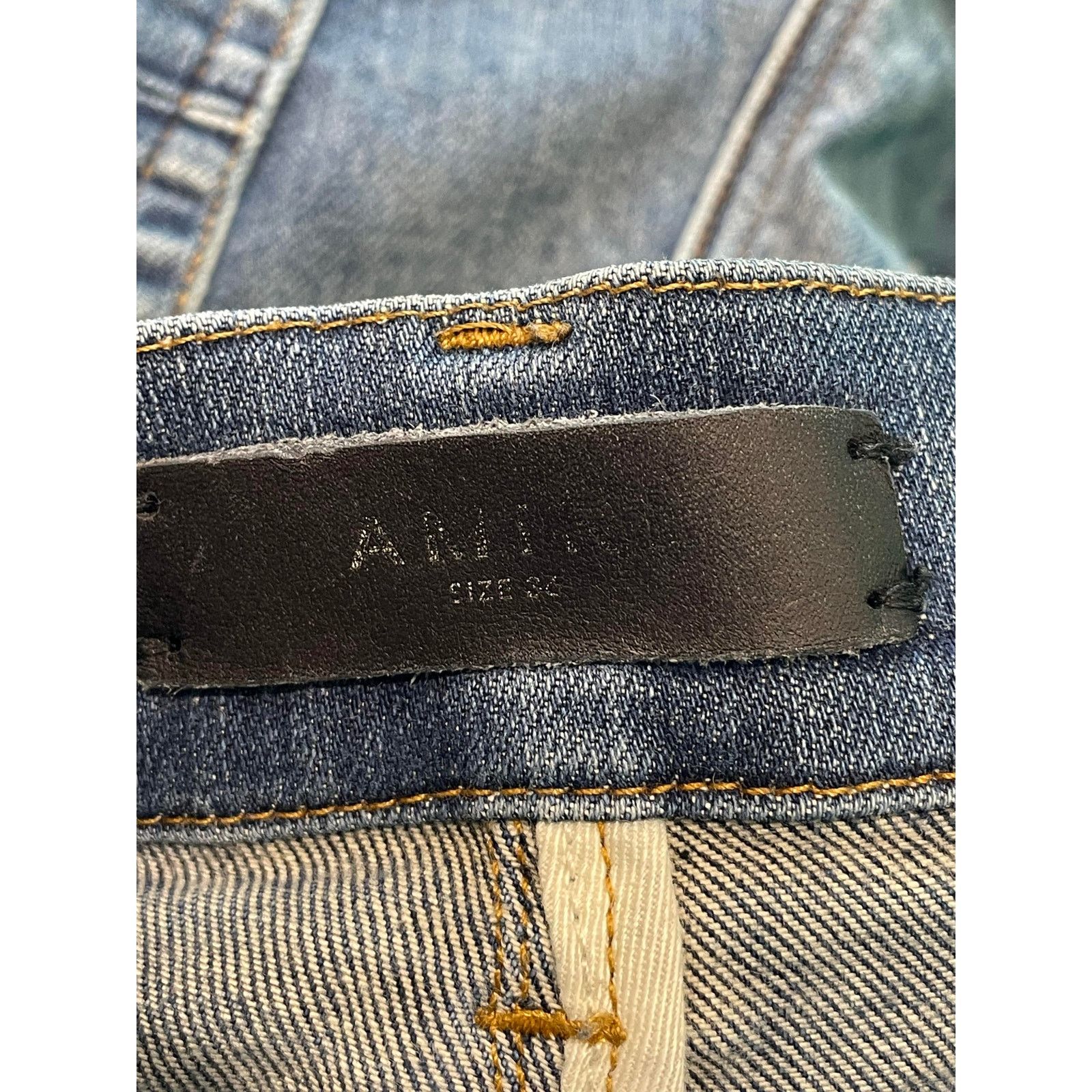 Amiri Amiri 'Patch MX1' Dark Wash & Black Jeans Size US 36 / EU 52 - 10 Thumbnail