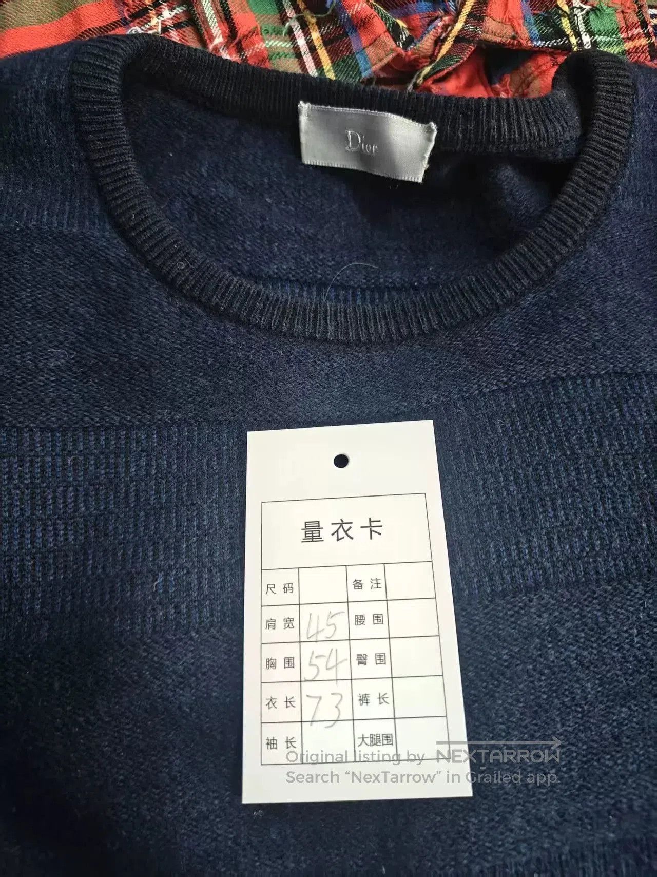 Dior Dior Knitted Sweater Made in Italy. Size US M / EU 48-50 / 2 - 5 Thumbnail
