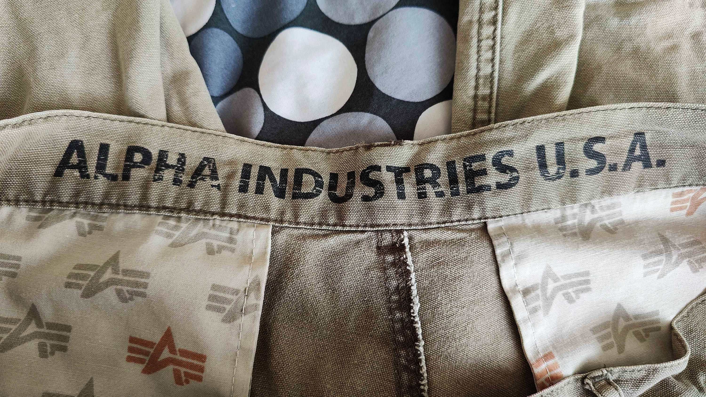 Alpha Industries × Vintage Alpha Industries USA 59 Vintage Multi Pocket Cargo Pants W34 Size US 34 / EU 50 - 11 Thumbnail