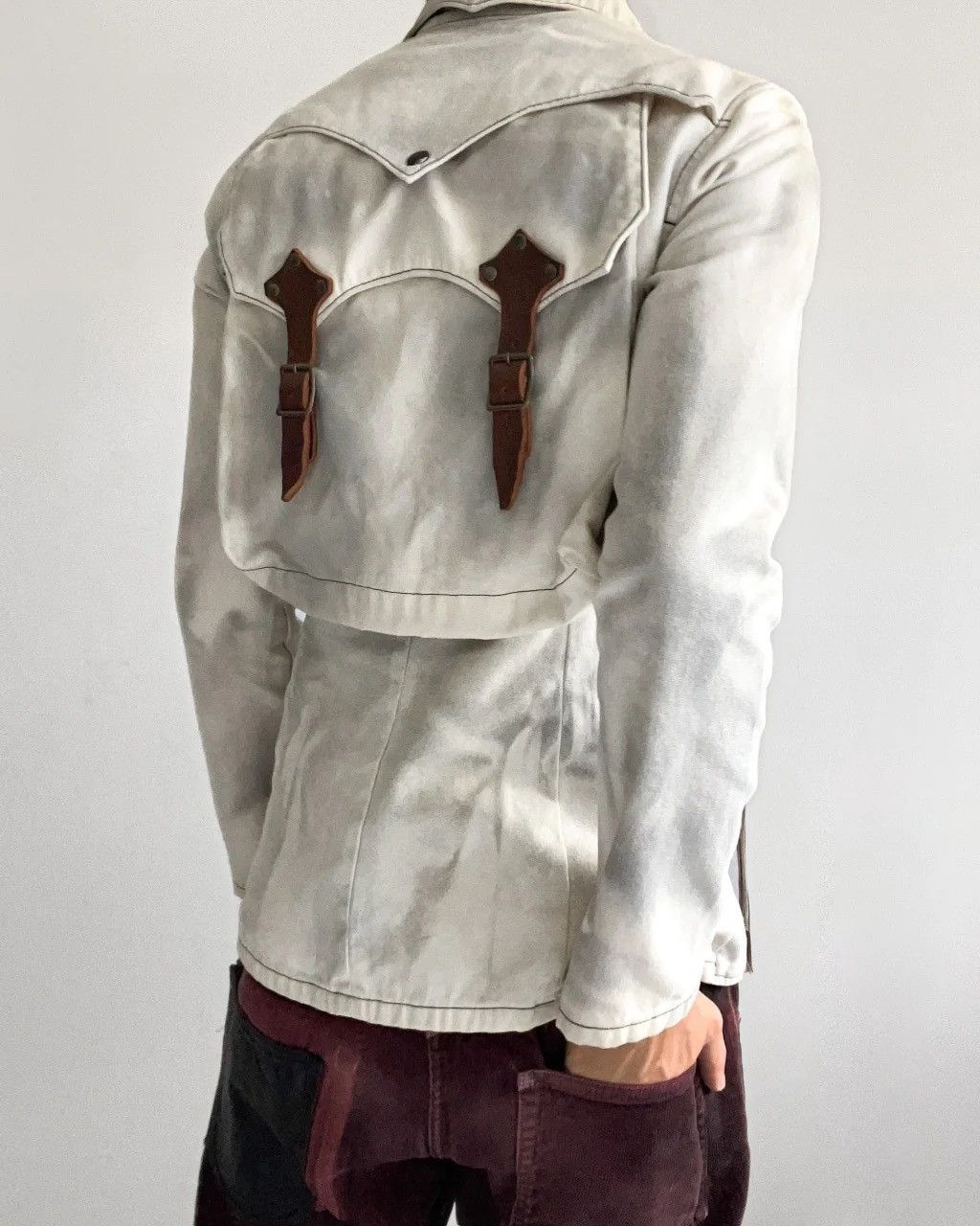 Obelisk Obelisk 00s Lace-Up Backpack Cowboy Jacket Size US S / EU 44-46 / 1 - 1 Thumbnail
