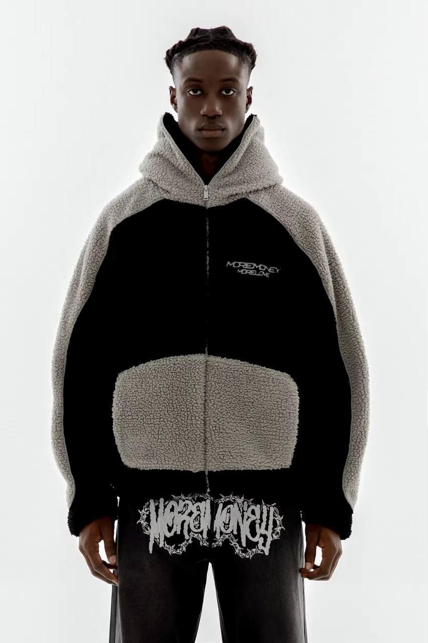 Japanese Brand × Vintage wool hooded zip-up sweatshirt Size US L / EU 52-54 / 3 - 1 Thumbnail
